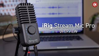 iRig Stream Mic Pro - Overview - Compact multi-pattern microphone &amp; stereo/4-channel audio interface