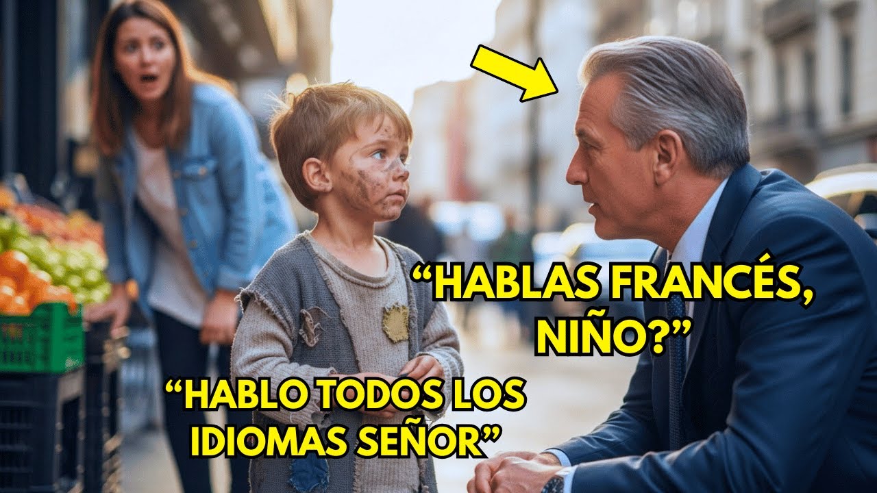 MILLONARIO QUEDA EN SHOCK CUÁNDO SE ENCUENTRA A NIÑO DE LA CALLE QUE HABLA TODOS LOS IDIOMAS