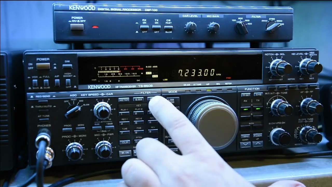 Kenwood TS-850S Transceiver - HF DSP-100 KENWOOD 100W Working