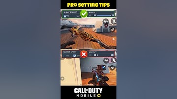 New *Best* Always Sprint Pro Settings CODM Multiplayer 🤯 CODMobile setting Tips & Tricks #shorts