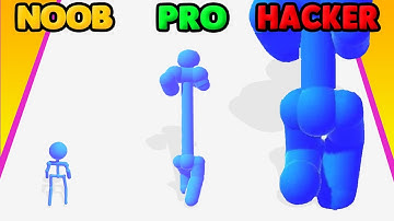 😀😁😂 NOOB vs PRO vs HACKER in Sticky Blob