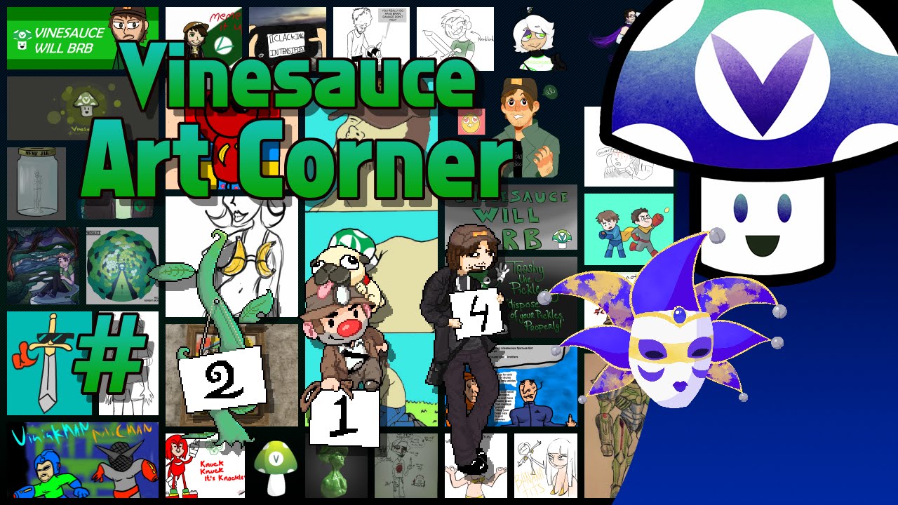 [Vinebooru] Vinny & Mike Vinesauce Art Corner (part 214) YouTube