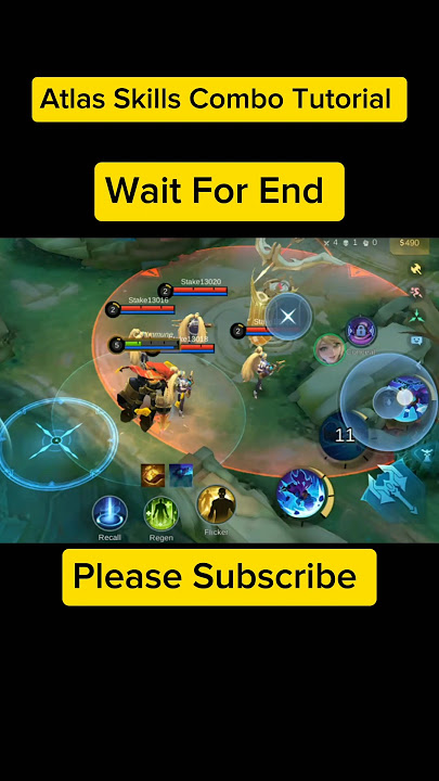 Atlas Combo Tutorial Mobile Legend #atlas #ml2b #mobilelegends #tutorial #atlasmlbb