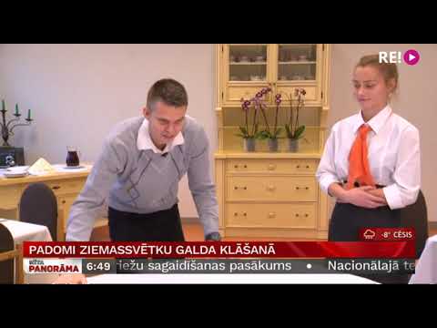 Padomi Ziemassvētku galda klāšanā