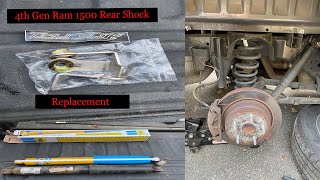 How To Replace The Rear Shocks In a 2017 Ram 1500 | Bilstein 4600