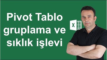 #Excel Pivot Tablo gruplama ve sıklık işlevi | 214. video | Ömer BAĞCI