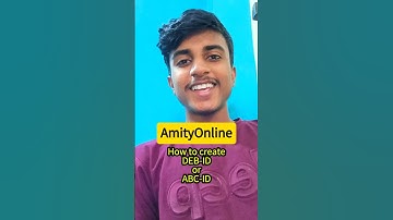 How to Create UGC DEB-ID & ABC-ID | AmityOnline #amity #jaadugartech