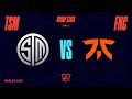 TSM vs FNC | Worlds Group Stage Day 1 | Team SoloMid vs Fnatic (2020)