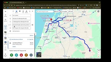 how to google map with multiple destinations – video 1[ on the Laptop]