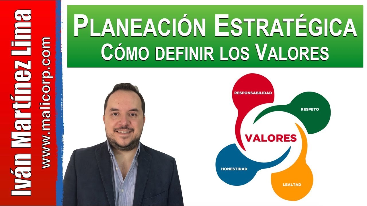 Como Definir Los Valores En Tu Empresa Planeacion Estrategica Youtube