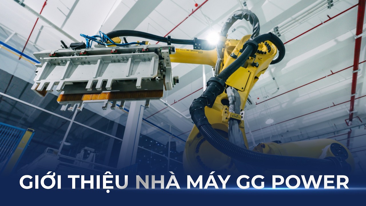 Nhà máy sản xuất pin lưu trữ GG Power - YouTube
