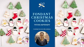 Christmas Cookie Decorating with Fondant Tutorial