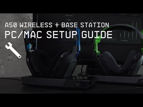 Kunstig Flyvningen Sydamerika A50 Wireless + Base Station PC/Mac Setup Guide || ASTRO Gaming - YouTube