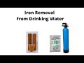 How to Remove Iron from Drinking Water