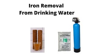 How to Remove Iron from Drinking Water