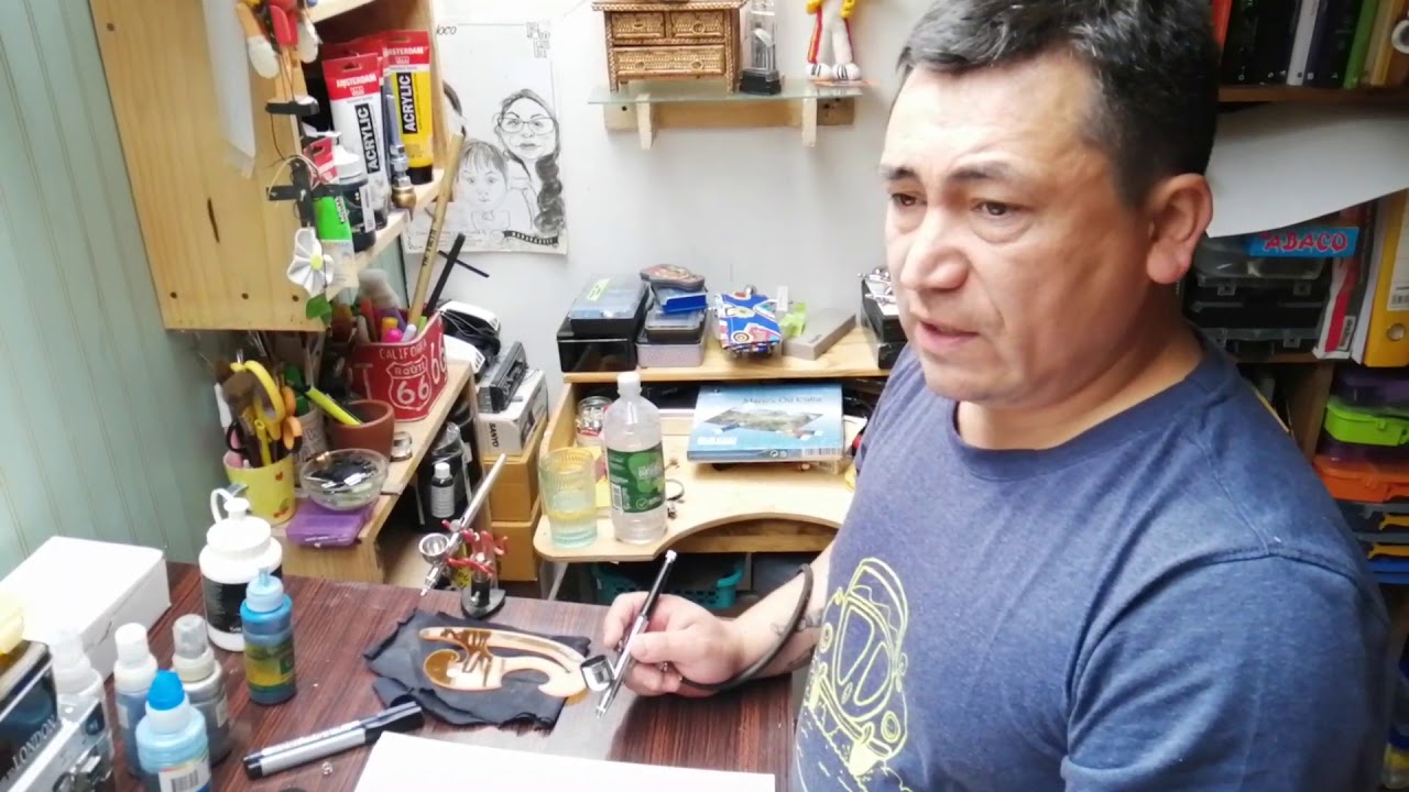 FABRICACION DE TINTAS PARA LA AEROGRAFIA