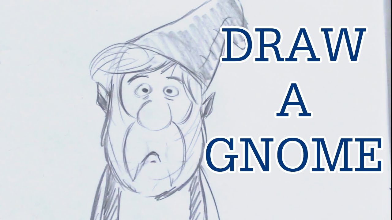 How To Draw A Gnome Step By Step