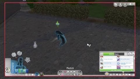 The Sims 4 How to turn your into a ghost who died by Spellcaster overload
