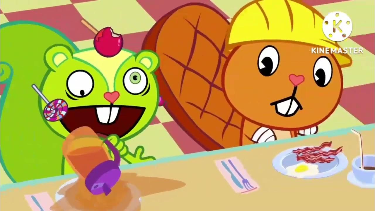 Лесные друзья отзывы. Happy Tree friends жестик.