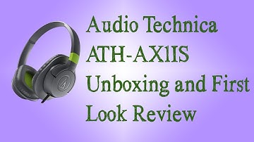 Best headphones Audio Technica ATH-AX1iS Unboxing and first look review