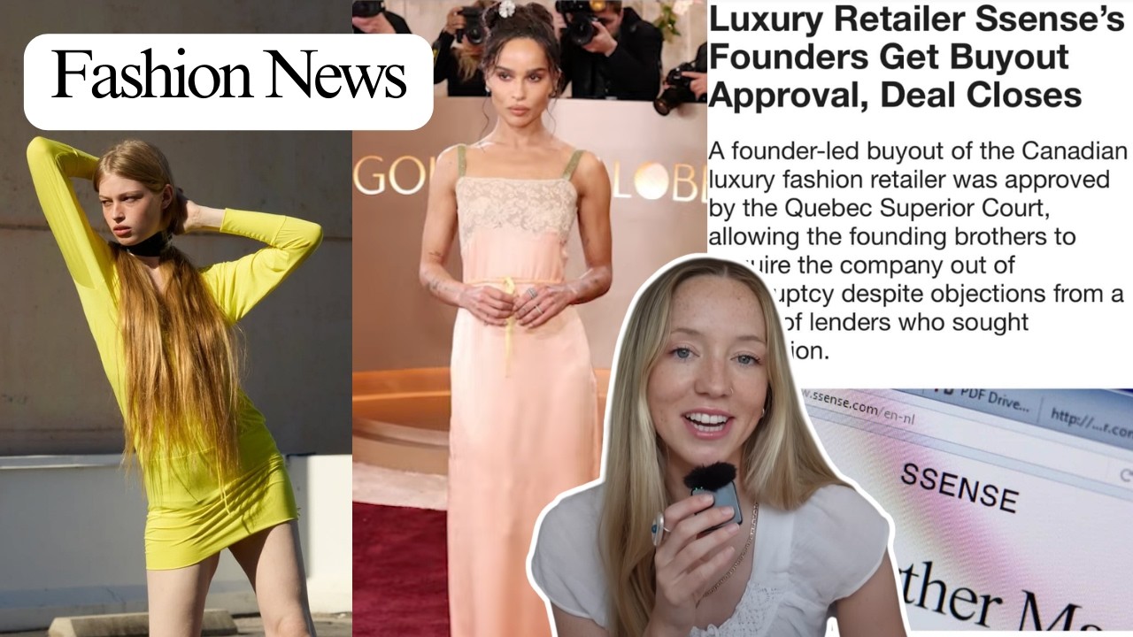 В мире моды на этой неделе: «Золотой глобус», победы небольших брендов, новости SSENSE и многое д...