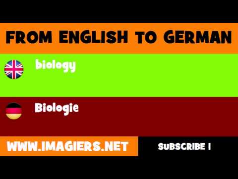 DEUTSCH   ENGLISCH  = Biologie