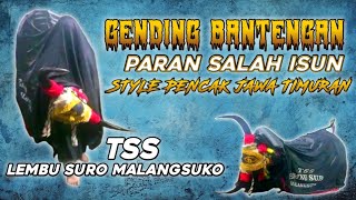 GENDING BANTENGAN || PARAN SALAH ISUN || (style pencak jawa timuran) lembu suro malangsuko