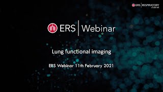 Webinar: Lung functional imaging