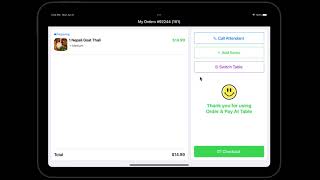 Order & Pay at Table Kiosk - Integrated with Restaurant POS System - Anbe Tech Solutions