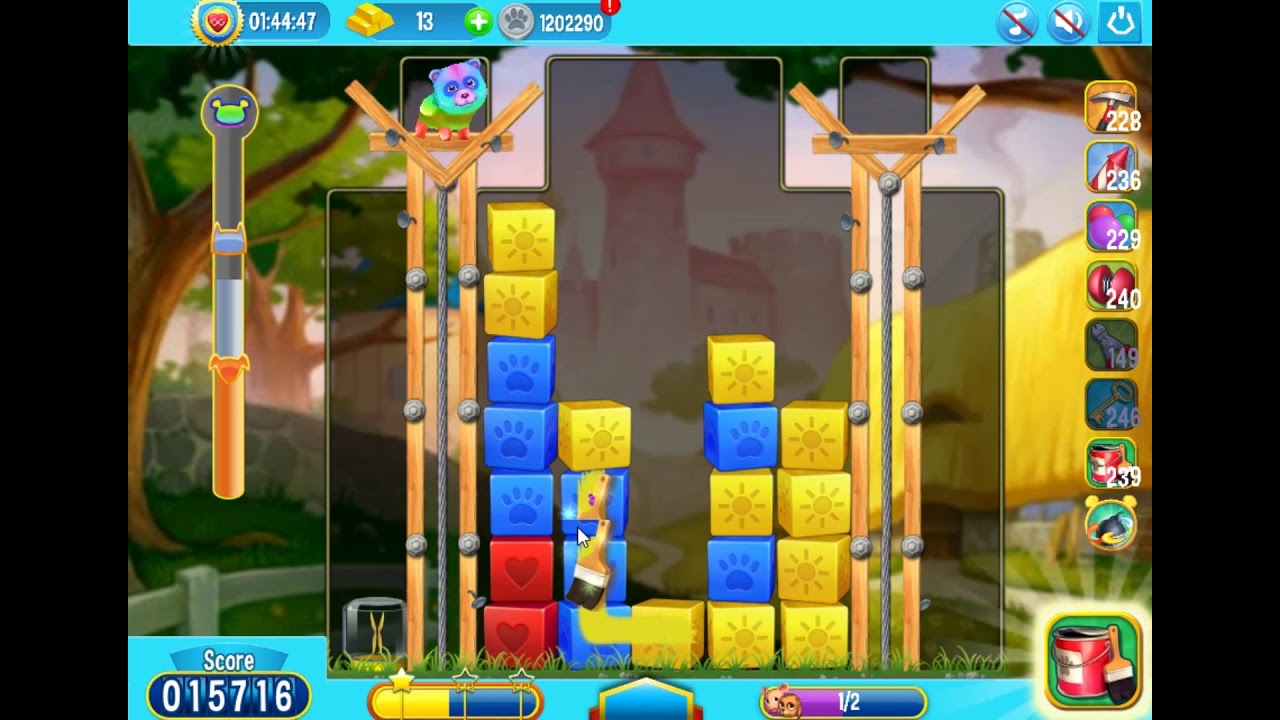 Pet Rescue Saga level 3723 no boosters