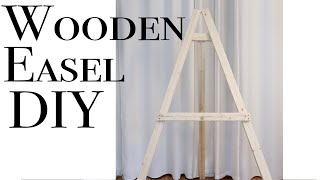 Easy To Make Mirror Stand Out Of Pallet Wood (DIY Easel) 