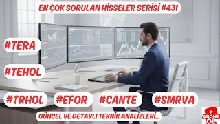 #CANTE #EFOR #SMRVA #TEHOL #TERA #TRHOL EN ÇOK SORULAN HİSSELER SERİSİ #431
