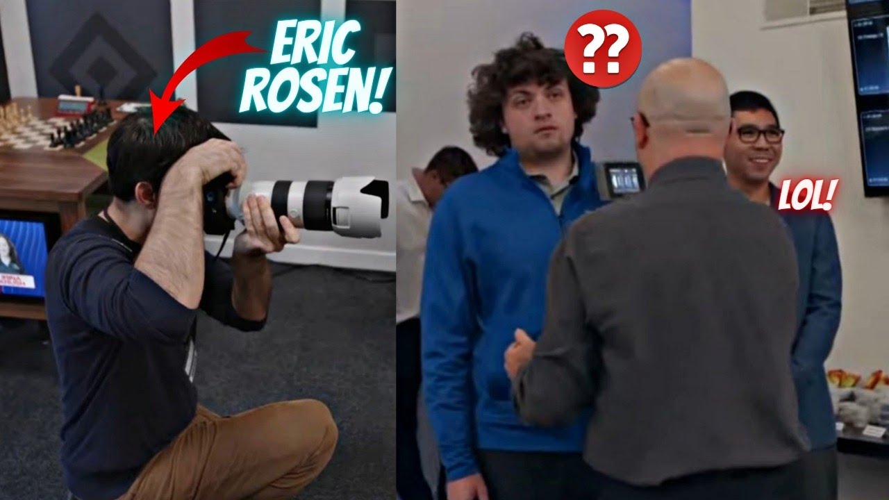 Eric Rosen Captures Hans Niemann Getting Scanned In his Camera!!😯|| U.S ...