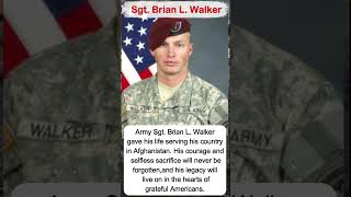 Army Sgt. Brian L. Walker: An American Hero Who Gave Everything 🇺🇸🫡