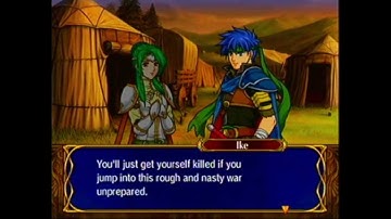 Fire Emblem: Path of Radiance - Support C: Elincia & Ike
