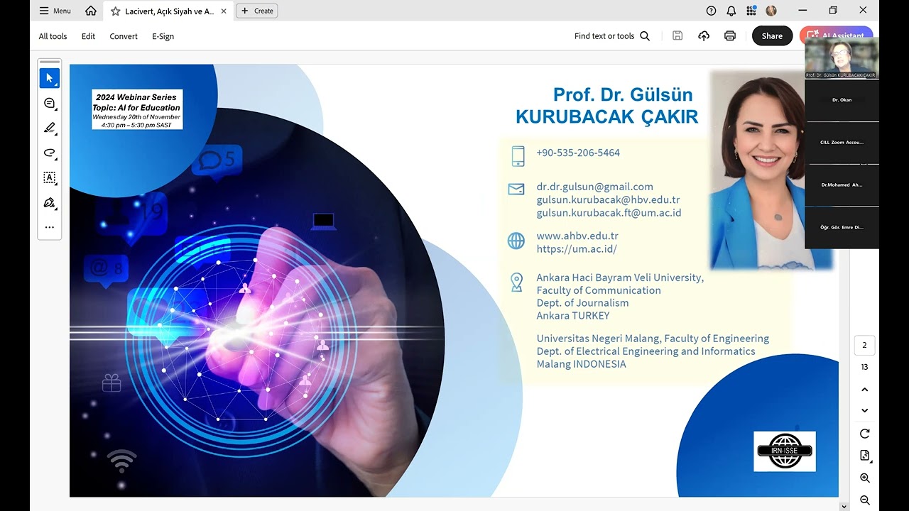 Immersive Technologies for Seamless Learning - Gulsun Kurubacak