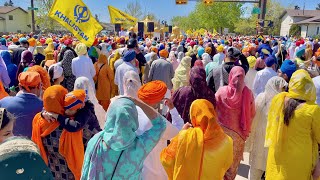 Vaisakhi Parade Nagar Kirtan 2023
The Calgary Sikh Community generously presented another beautiful Vaisakhi Parade on May 13.They also contributed funds to the City of Calgary to enable free transit for the whole city for the day, so that all could attend without problem.
Nagar Kirtan is a colorful procession where some of the participants sing Shabads (Holy hymns) and perform Gatka (traditional martial arts). The Sikh Community also set up Langar (Holy Kitchen) inside and outside the Gurudwara, offering free vegetarian meals to all attendees without distinction of religion, caste, gender, economic status or ethnicity.
Following the parade, there was a festive event at Prairie Winds Park .
This event is organized annually by the Sikh Community and is a free family friendly event. There was water and treats also generously handed out all along the parade route. Note that many of the Sikh marchers were walking barefoot. It is a common practice among Sikhs to walk bare feet when ever they take the Guru Granth Sahib ji from one place to another . This tradition is followed regardless of weather conditions ( cold , ice , snow , rain or hot burning sand ). It is commonly seen on TV during when they parade the Guru Granth Sahib ji on the streets, this is referred to as “ Nagar Kirtan“. Leading the procession are Five Singhs ( Panj Piareys ) who carry shinning swords , walk bare feet #calgaryevents #yycliving #nagarkirtan #vaisakhi2023 #sikh Vaisakhi Parade Nagar Kirtan 2023