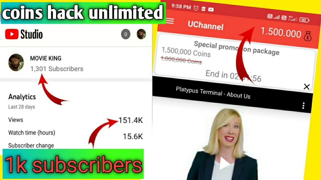 uchannel hack unlimited coins  | ytlove hack unlimited coins | uchannel hack