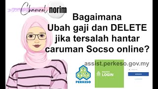 Delete Caruman Socso Online