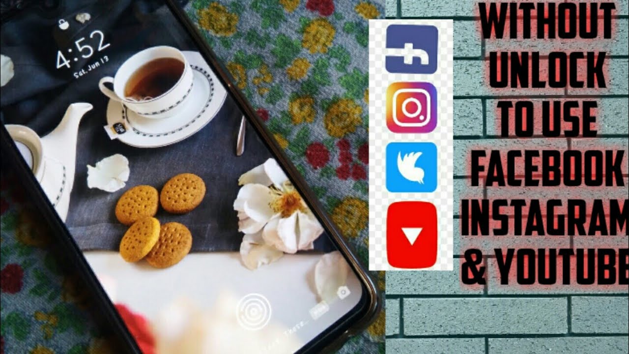 Smartphone ka lock khole bina Facebook Instagram YouTube kaise chlay /#