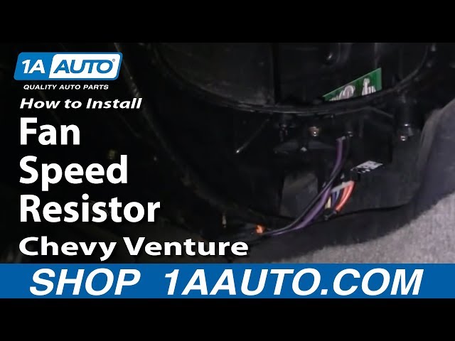 How To Replace Blower Motor Resistor 97 00 Chevy Venture