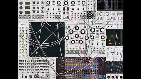 Live on 122 bpm : Used Plaits as Only Sound Source in VCV Rack (Generative Music : 011)