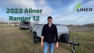 Unfold Outdoors In a Aliner Ranger 12 Folding camper!