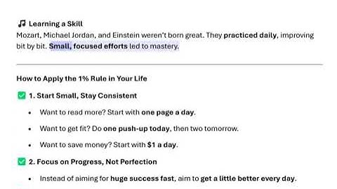 The 1% Rule How Small Wins Create Massive Success