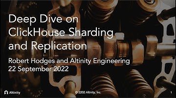 Deep Dive on ClickHouse® Sharding and Replication | Tutorial for ClickHouse®