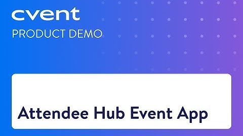 Mobile event apps