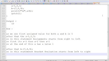 Assignment operator with and without brackets