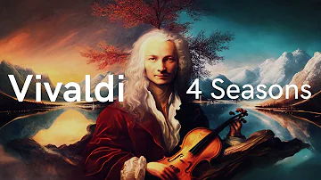 Four Seasons - Antonio Vivaldi: A Musical Journey through Nature's Beauty & AI art | Music for brain