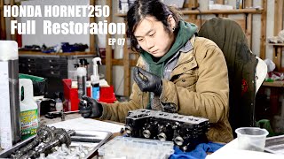 видео: Полная реставрация мотоцикла Honda CB250F Hornet 7 |Сборка ГБЦ двигателя. картинка: Полная реставрация мотоцикла Honda CB250F Hornet 7 |Сборка ГБЦ двигателя.