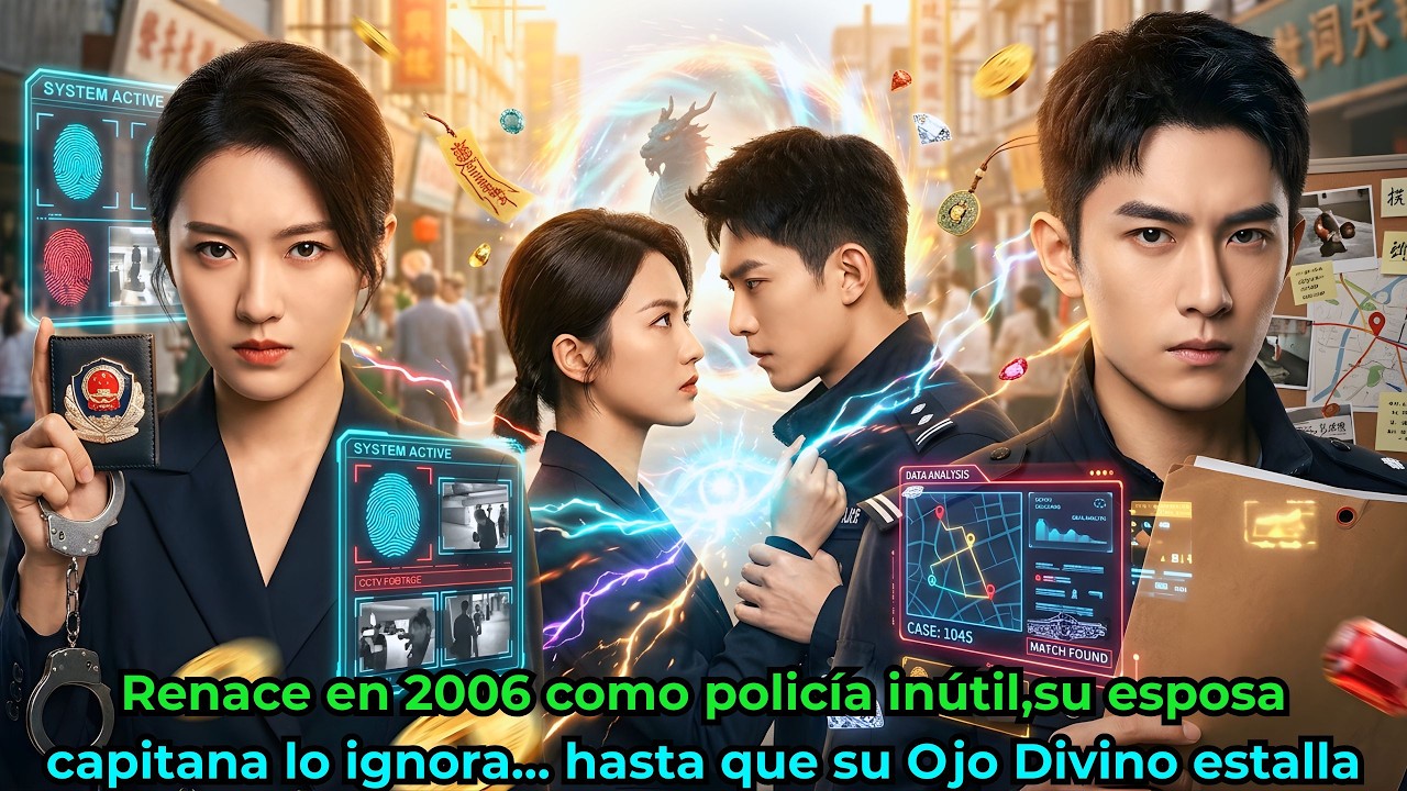 Renace en 2006 como policía inútil,su esposa capitana lo ignora… hasta que su Ojo Divino estalla